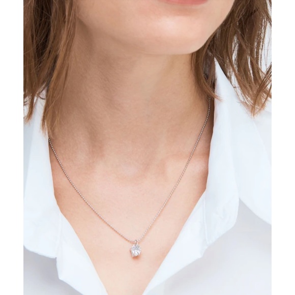 KATE SPADE • Silver Something Sparkly Star Pendant Necklace - Picture 2 of 4